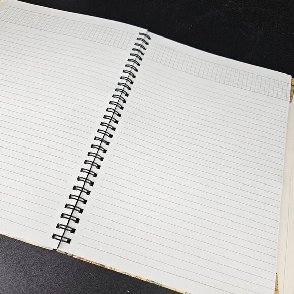 Spiral Garden Notebook Journal Diary Written Notes Blank Grid PRUPA 96 World Map - Picture 4 of 11